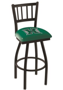 Hawaii Warriors Swivel Counter Pub Stool - Black