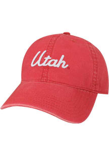Legacy Utah Utes Terra Twill Adjustable Hat - Red