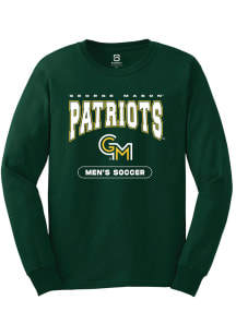 Summit Sportswear George Mason University Green Mens Soccer Long Sleeve T Shirt