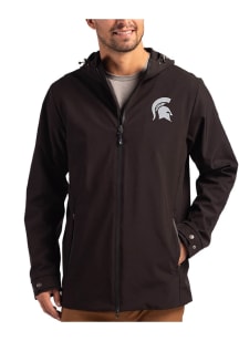 Cutter and Buck Michigan State Spartans Mens Black Camano Light Weight Jacket
