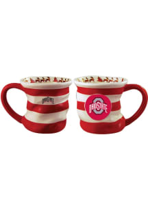 Ohio State Buckeyes 18oz Holiday Stocking Ceramic Mug - Red