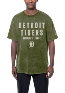 New Era Detroit Tigers Olive Armed Forces Short Sleeve T Shirt