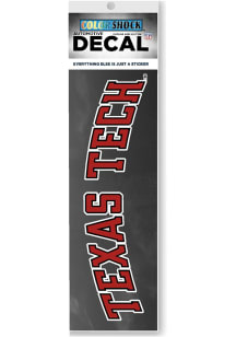 Texas Tech Red Raiders Licensed Mark Auto Decal - Red
