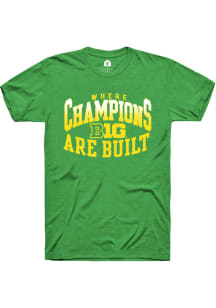 Rally Big Ten Kelly Green Champs Arch Short Sleeve T Shirt