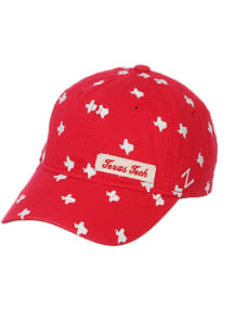 Zephyr Texas Tech Red Raiders Red Hampton Womens Adjustable Hat