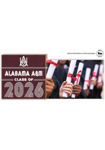Alabama A&M Bulldogs Class of 2026 Floating Picture Frame - Maroon