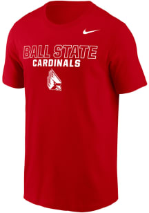 Nike Ball State Cardinals Red Legend Short Sleeve T Shirt