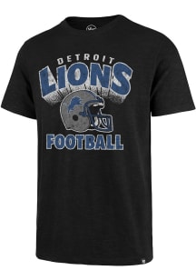 47 Detroit Lions Black Dunmoure Short Sleeve Fashion T Shirt