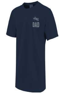 Drexel Dragons Navy Blue Mascot Overlay Dad Short Sleeve T Shirt