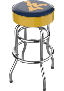 West Virginia Mountaineers 360 Swivel Pub Stool - Navy Blue