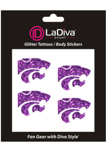 K-State Wildcats 4-pack Sticker Tattoo