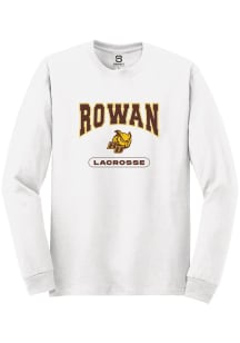 Summit Sportswear Rowan University White Lacrosse Long Sleeve T Shirt