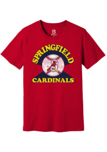 Summit Sportswear Springfield Cardinals Red Soft Arch Short Sleeve T Shirt