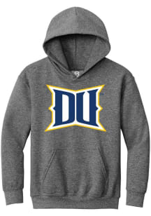 Summit Sportswear Drexel Dragons Youth Graphite Alt Logo Long Sleeve Hoodie