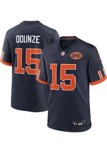 Rome Odunze  Nike Chicago Bears Navy Blue Rivalry Football Jersey