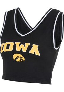 Iowa Hawkeyes Womens Black Layup Tank Top