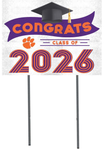 Clemson Tigers KH Sports Fan Class of 2026 Yard Sign - Orange
