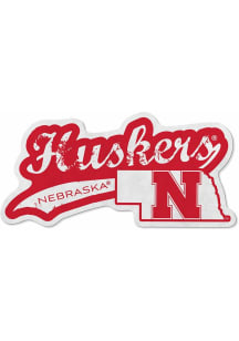 Nebraska Cornhuskers Distressed Team Logo Pennant - Gold