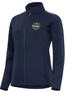 Antigua Michigan Wolverines Womens Navy Blue 2026 MBB Champions Generation Light Weight Jacket