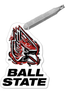 Ball State Cardinals Justin Patten Mascot Ornament - Cardinal