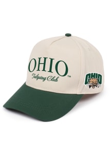 Ohio Bobcats Green Two Tone Ponyback Womens Adjustable Hat