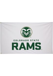 Colorado State Rams 3' x 5' Silk Screen Grommet Flag - White