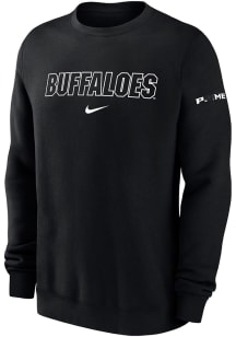 Deion Sanders Colorado Buffaloes Mens Black Coach Prime Player Crew
