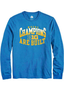 Rally Big Ten Blue Champs Arch Long Sleeve T Shirt