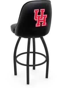 Houston Cougars Padded Swivel Pub Stool - Black