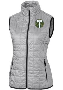 Cutter and Buck Portland Timbers Womens Grey Rainier PrimaLoft Vest