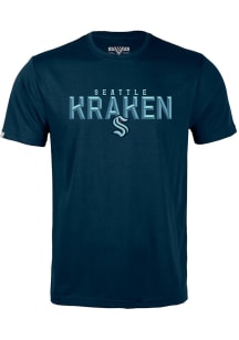 Levelwear Seattle Kraken Navy Blue Richmond Carve Short Sleeve T Shirt