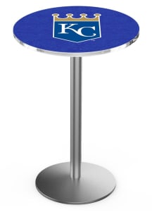 Kansas City Royals Stainless Round Base Pub Table
