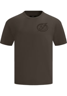 Pro Standard Tampa Bay Lightning Brown Neutral Short Sleeve Fashion T Shirt