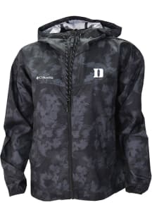 Columbia Duke Blue Devils Womens Black Heat Seal Flash Challenger Light Weight Jacket