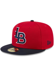 New Era Louisville Bats Mens Red 2026 MiLB AC 59FIFTY Fitted Hat