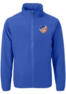 Cutter and Buck FC Cincinnati Mens Blue Charter Eco Light Weight Jacket