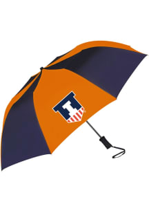 Illinois Fighting Illini Two Tone Auto Fold Umbrella
