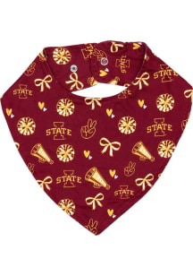 Iowa State Cyclones Cheer Snap Closure Baby Bib