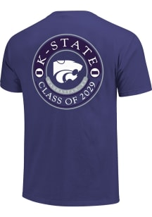 K-State Wildcats Purple Class of 2029 Short Sleeve T Shirt
