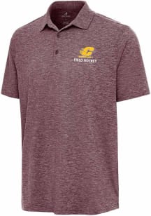Antigua Central Michigan Chippewas Mens Maroon Field Hockey Par 3 Short Sleeve Polo
