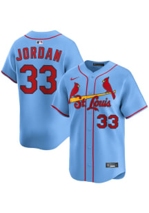 Blaze Jordan Nike St Louis Cardinals Mens Light Blue Alternate Limited Baseball Jersey