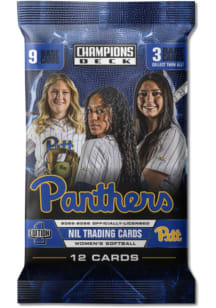 Pitt Panthers 2026 Softball 12pk Collectible NCAA Cards - Blue
