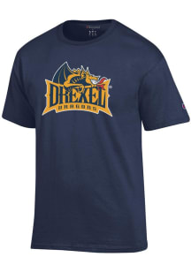 Champion Drexel Dragons Navy Blue Jersey Short Sleeve T Shirt