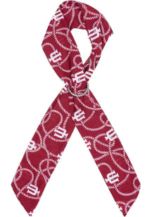 Indiana Hoosiers Skinny Satin Womens Scarf