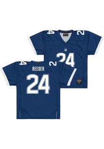 Dashun Reeder  Campus Ink UConn Huskies Navy Blue NIL Football Jersey