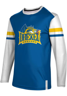 ProSphere Drexel Dragons Navy Blue Old School Long Sleeve T Shirt