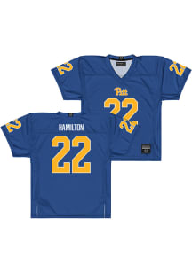 Bryan Hamilton  Campus Ink Pitt Panthers Blue NIL Football Jersey