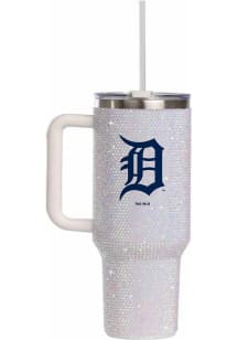 The Memory Company Detroit Tigers 34oz White Bling Stainless Steel Tumbler - White