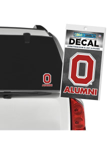 Ohio State Buckeyes Alumni Main Mark Auto Decal - Red