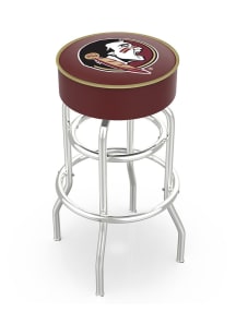 Florida State Seminoles Double-Ring Swivel Pub Stool - Black